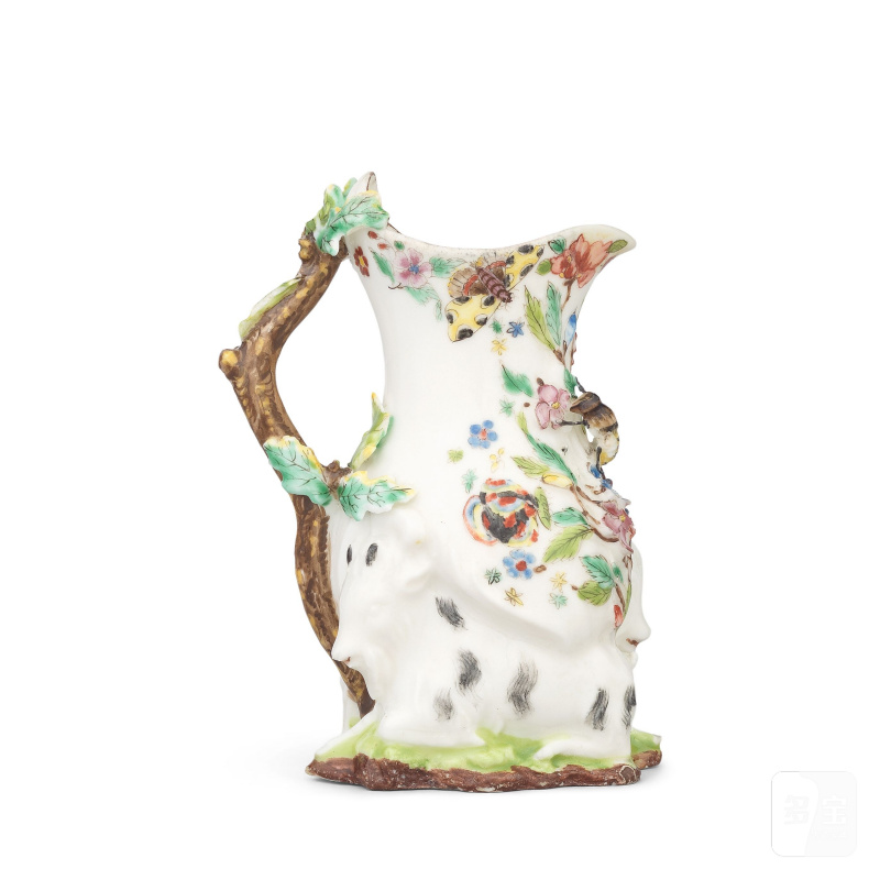 A Chelsea 'Goat and Bee' jug, circa 1745-47 - 图6